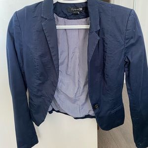 Lined blue blazer